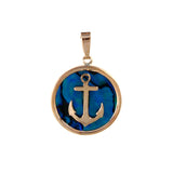 Anchor Sea Opal Pendant (Needs Pricing) - Lone Palm Jewelry