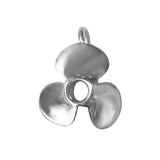 18402 - 3/4" 3 Bladed Boat Propeller Pendant with Hidden Bail