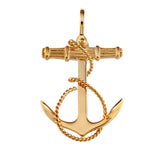 2" Fouled Anchor with Textured Crossbeam - Lone Palm Jewelry