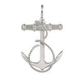 18419 - 2" Fouled Anchor with Textured Crossbeam - Lone Palm Jewelry