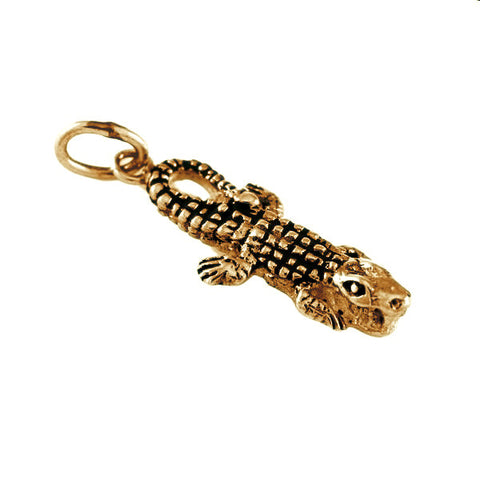 18512 - 7/8" Alligator Pendant - Lone Palm Jewelry