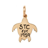 18636 - 7/8" Bronze STC Symbol Cutout with Initials & Date on Back