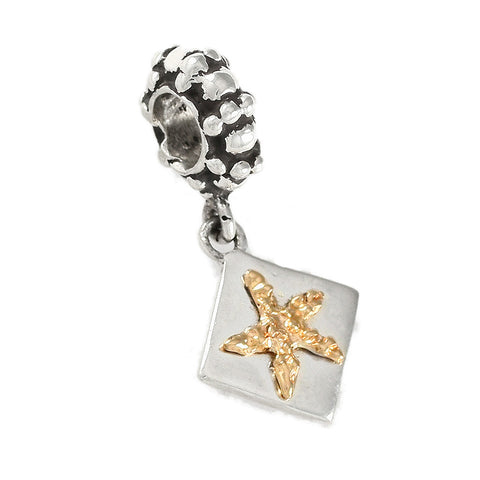 14kt Starfish Dangle - Lone Palm Jewelry
