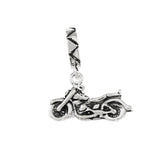 Rondell with Motorcycle Charm Dangle - Lone Palm Jewelry