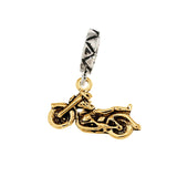 19164 - Rondell with Motorcycle Charm Dangle