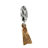 Rondell with Diver Flipper Dangle - Lone Palm Jewelry