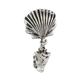 "Key West" Shell Bead Bail with Conch Dangle - Lone Palm Jewelry