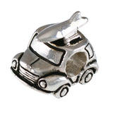 Volkswagen Beetle with Surfboard Bead - Lone Palm Jewelry