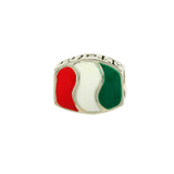 CLARKSBURG, WV Italian Pride Bead - Lone Palm Jewelry