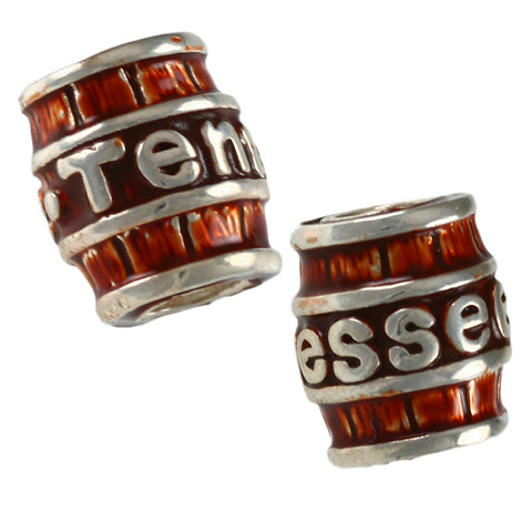 TENNESSEE Whisky Barrel Bead - Lone Palm Jewelry