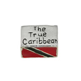 TRINIDAD & TOBAGO Flag Bead - Lone Palm Jewelry