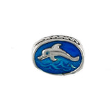 ST CROIX Enameled Dolphin Bead - Lone Palm Jewelry