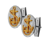 21084 Fouled Anchor Cuff Links