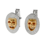 21123 Comedy and Tragedy Cuff Links