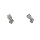 30154 - Double Dice Post Earrings