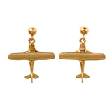 30181 - High Wing Aircraft Earrings