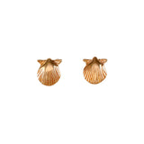 30209 - Scallop Shell Post Earrings