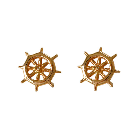30221 -Ship's Wheel Stud Earrings