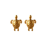 30291 - 3/8" Sea Turtle Post Earrings - Lone Palm Jewelry