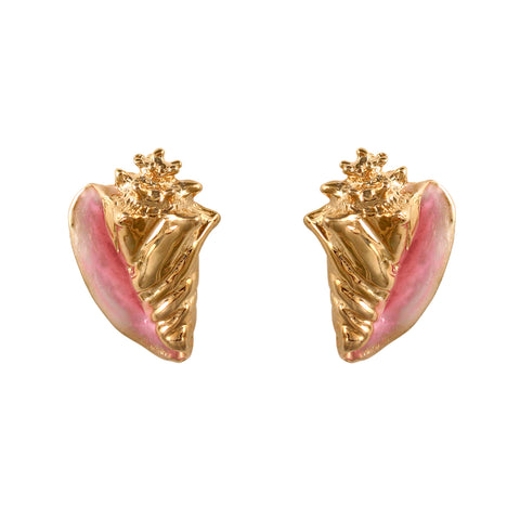 30297 - 5/8" Conch Stud Earrings