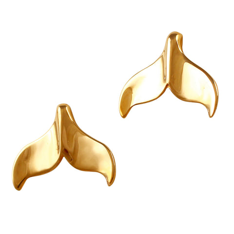 30298 - 3/4" Orca Tail Post Earrings