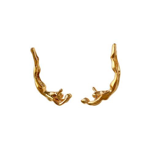30438 - Female Snorkeler Post Earrings