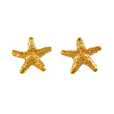 30514 - 1/2" Nubby Starfish Stud Earrings