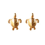 30535 - 3/4" Hawksbill Turtle Post Earrings - Lone Palm Jewelry