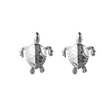 30535 - 3/4" Hawksbill Turtle Post Earrings - Lone Palm Jewelry