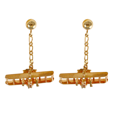 30605 - Wright Flyer Dangle Post Earrings