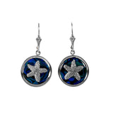 Starfish Sea Opal Earrings (Needs Pricing) - Lone Palm Jewelry