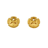 30745 - 5/8" Sand Dollar Stud Earrings with Raised Center