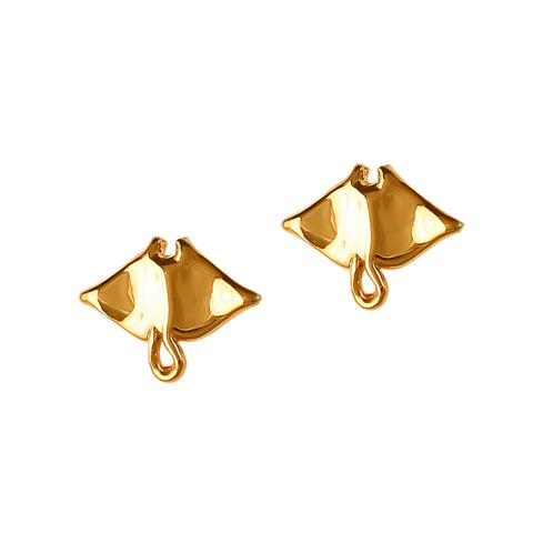 30806 - Manta Ray Stud Earrings