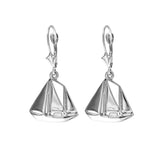 30825 - 5/8" - 3 Masted Schooner Sailboat Dangle Earrings