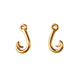 30912 - Fish Hook Post Earrings