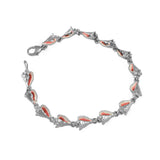 40214 - Enameled Conch Shell Bracelet - Lone Palm Jewelry