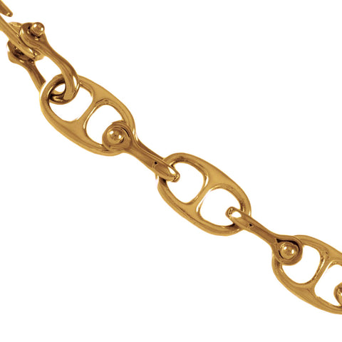 Bar Link & Shackle Bracelet - Lone Palm Jewelry