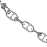 40233 - Bar Link Anchor Chain & Shackle Bracelet - Lone Palm Jewelry