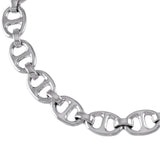 40252 - 5/16" Flat Bar Link Anchor Chain Bracelet - Lone Palm Jewelry
