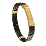 40416 - Black Cable Bracelet with Slide Clasp
