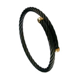 40440 - Simple Black Cable Bracelet