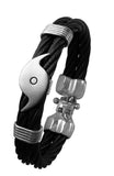 40659 - Black Cable Hurricane Bracelet (2 x 6mm)