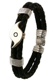 40661 - Leather Hurricane Bracelet (2 x 5mm)