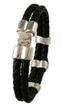 40662 - Leather Hurricane Bracelet (2 x 6mm)