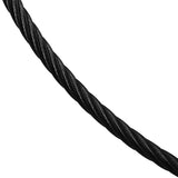 41408 - 3mm Black Cable Necklace