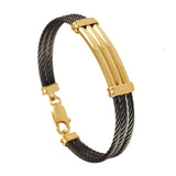 41441 - Triple Black Cable Bracelet