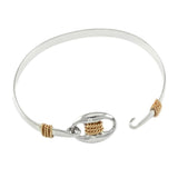 Rope Bar Link Hook Bracelet - Lone Palm Jewelry