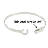 Bead Hook Bracelet with Screw-Off End - Wrapped Loop - Lone Palm Jewelry