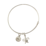 46324 - Turtle and Dolphin Expandable Charm Bracelet