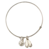 46325 - Turtle and Flipflops Extendable Charm Bracelet